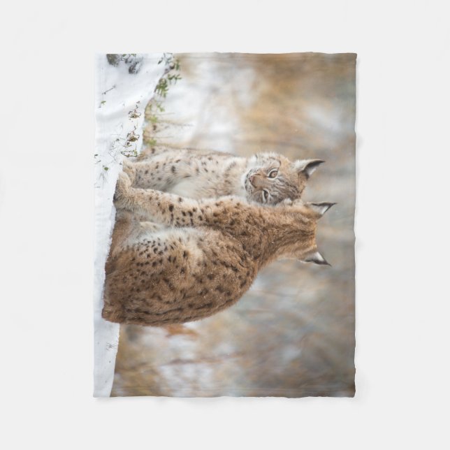 Lynx love Blanket (Front)