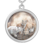 Lynx Moon Wearable Art Necklace