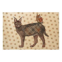 LYNX & OWL Wooden Canvas