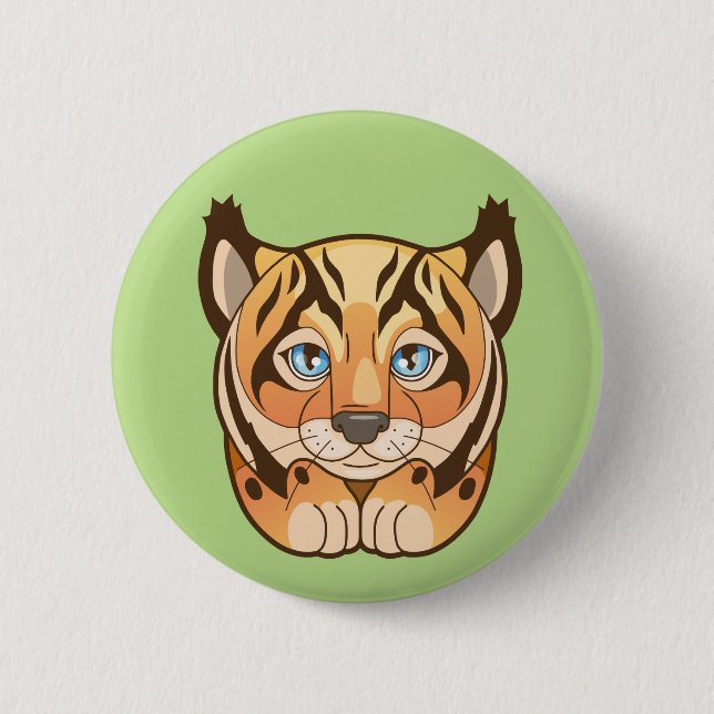 lynx pinback button (Front)