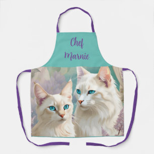 Lynx Point Siamese Cat Art Apron
