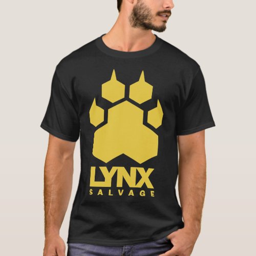 LYNX Salvage Corp Yellow Logo _ Shipbreaker Hardsp T_Shirt