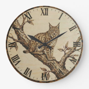 Lynx Wall Clock