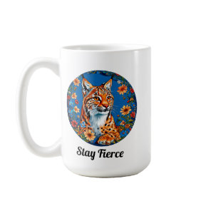 Lynx Wild Animal Fierce Wildlife Nature Design Coffee Mug