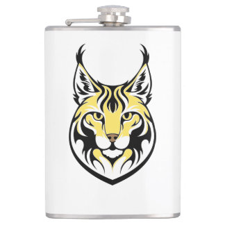 Lynx, wild cat flask