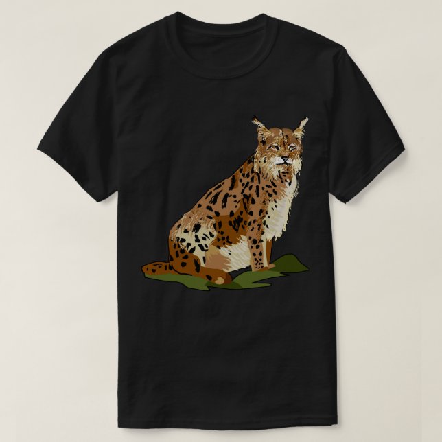 Lynx Wild Cat  Wild Life T shirts (Design Front)