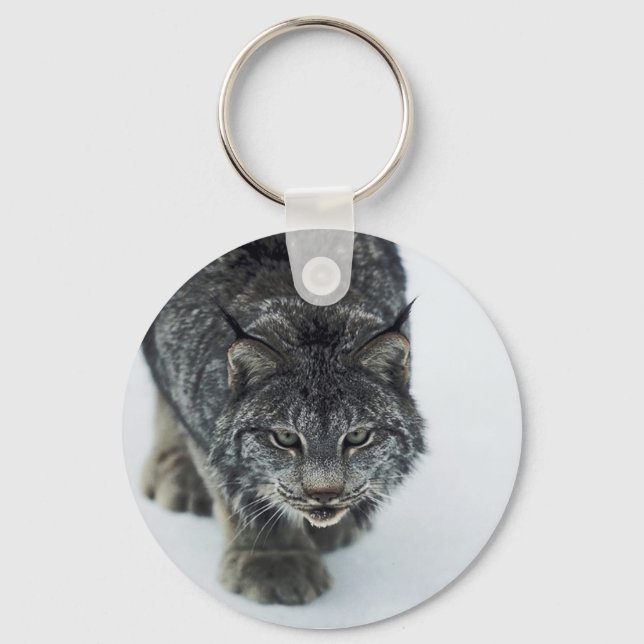 Lynx Winter Keychain (Front)