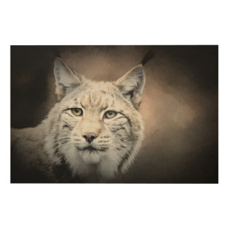 Lynx Wood Wall Decor