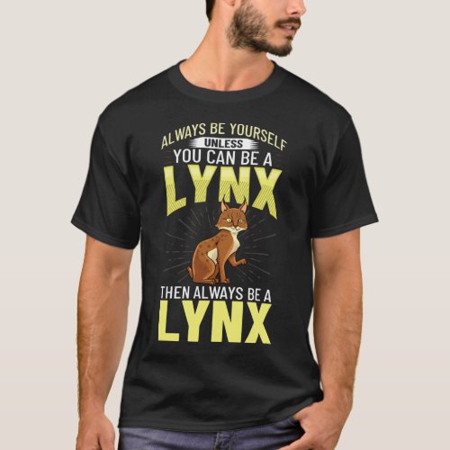 Lynxes Animal Red Lynx Canada Iberian Eurasian T_Shirt