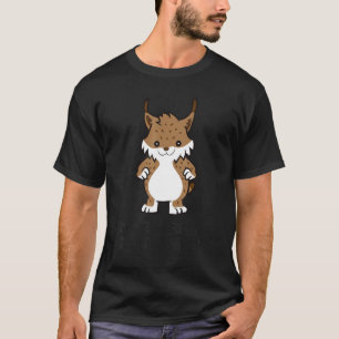 Lynxes Are My Spirit Animal Wild Cat Lynx Cat T-Shirt