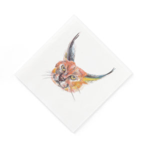 Lynxs Luncheon Paper Napkins