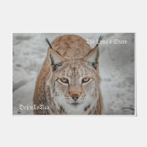 Lynxs Stare Door Mat