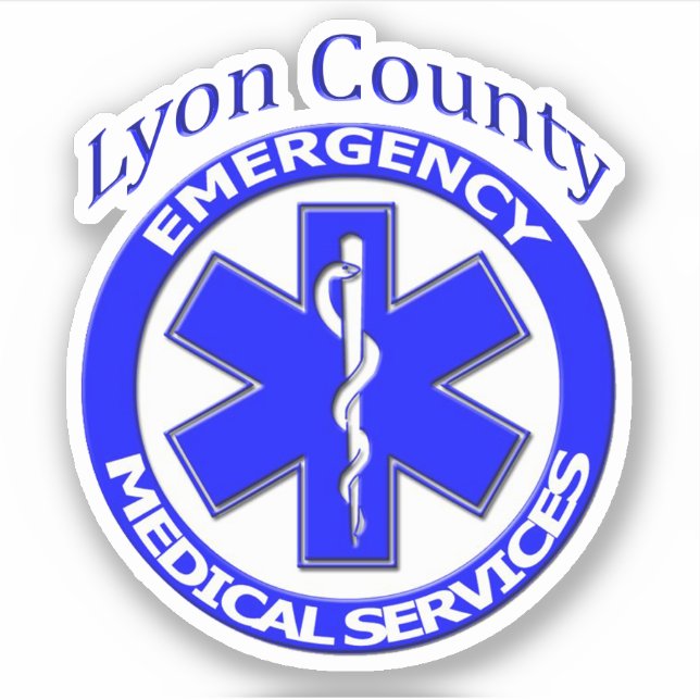 Lyon County EMS Sticker (Front)