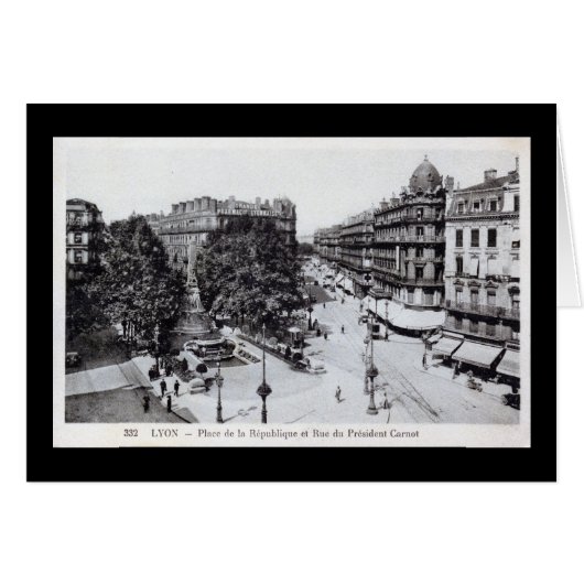 Lyon, France 1910 Vintage (Front Horizontal)