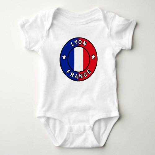 Lyon France Baby Bodysuit