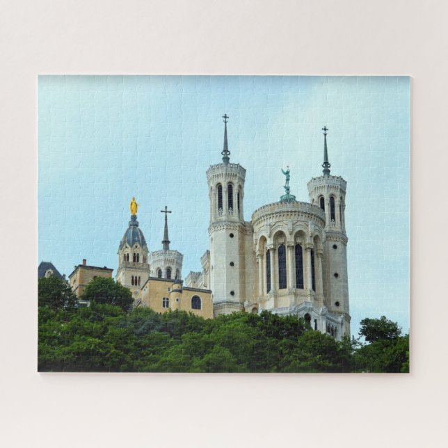 Lyon France Basilica - 16x20 - 520 pcs Jigsaw Puzzle (Horizontal)