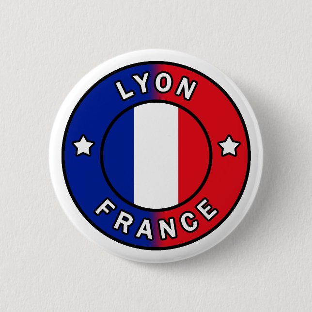 Lyon France Button (Front)