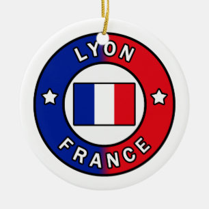 Lyon France Ceramic Ornament