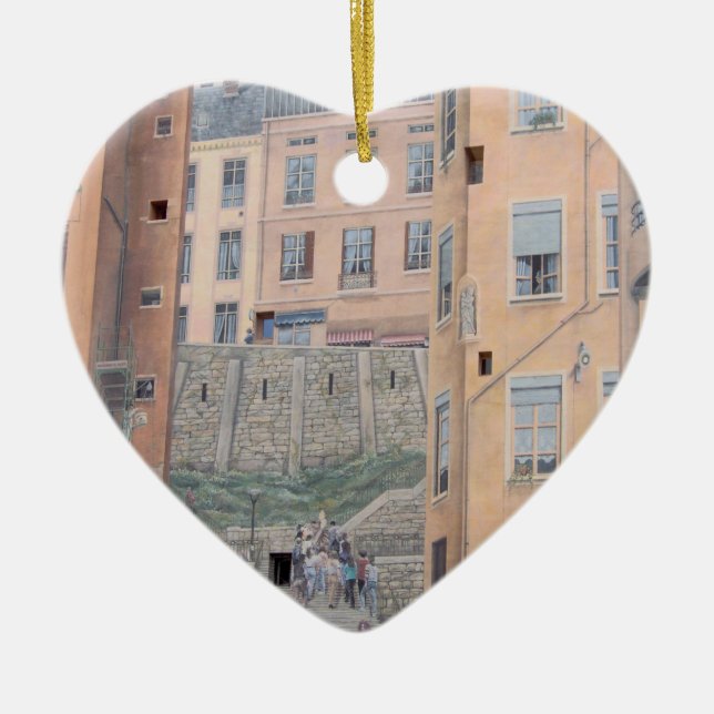 Lyon, France - Christmas Tree Ornament (Front)