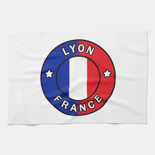 Lyon France Kitchen Towel (Horizontal)