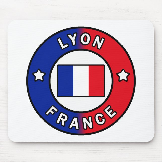 Lyon France Mouse Pad (Front)