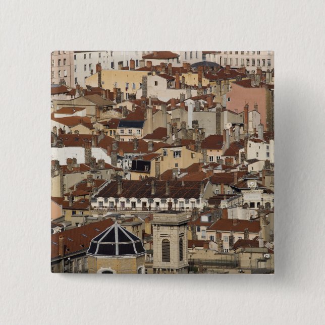 Lyon, France Pinback Button (Front)