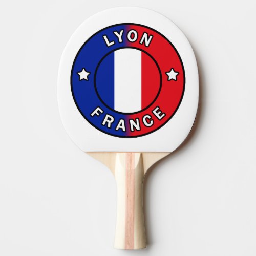 Lyon France Ping Pong Paddle