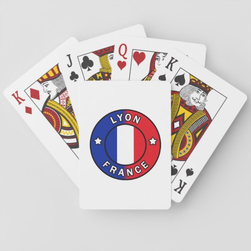 Lyon France Poker Cards