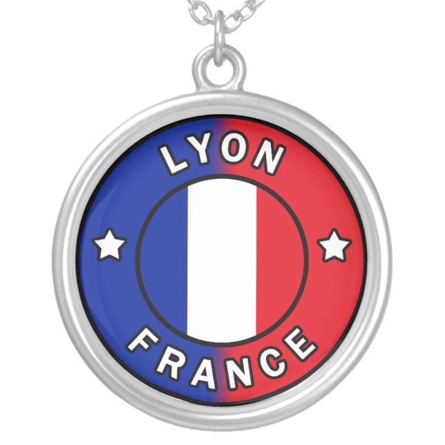 Lyon France Silver Plated Necklace (Front)
