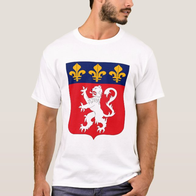 Lyonnais Coat of Arms T-shirt (Front)