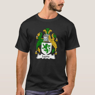 Lyons Coat of Arms  Lyons Family Crest T-Shirt