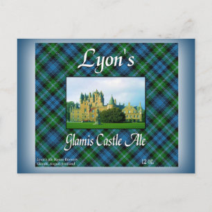Lyon's Glamis Castle Ale Postcard