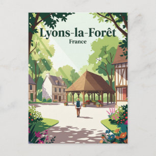 Lyons-la-Forêt France Postcard