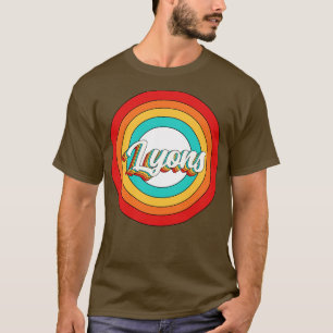 Lyons Name Shirt Vintage Lyons Circle