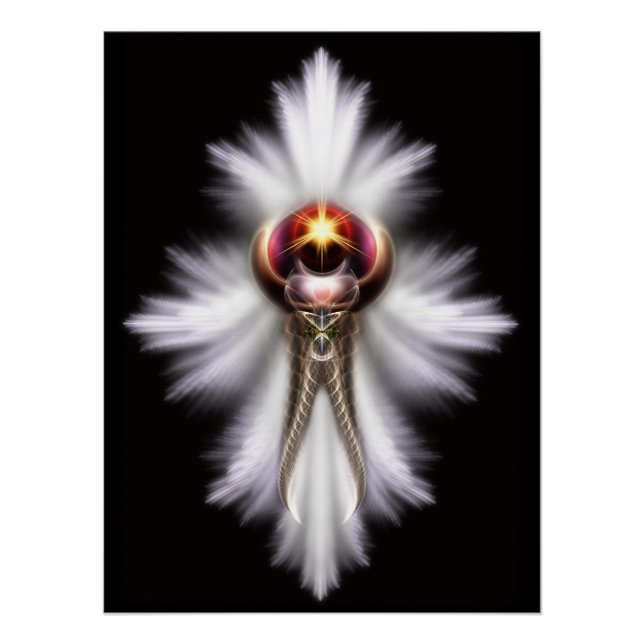 Lypidian II Fractal Art Perfect Poster (Front)