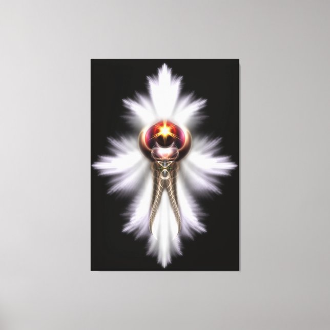 Lypidian II Fractal Art Wrapped Canvas Print (Front)