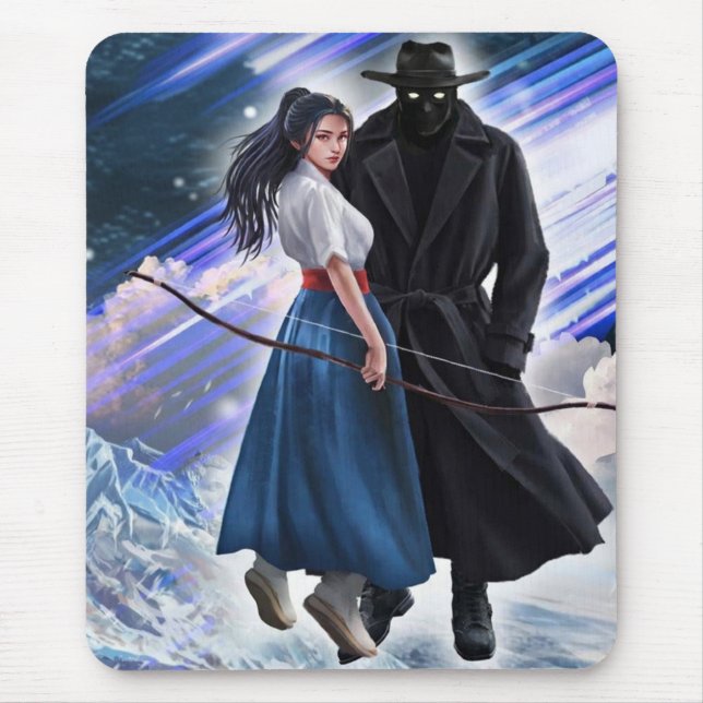 Lyra and Nightshadow  Mousepade Mouse Pad (Front)