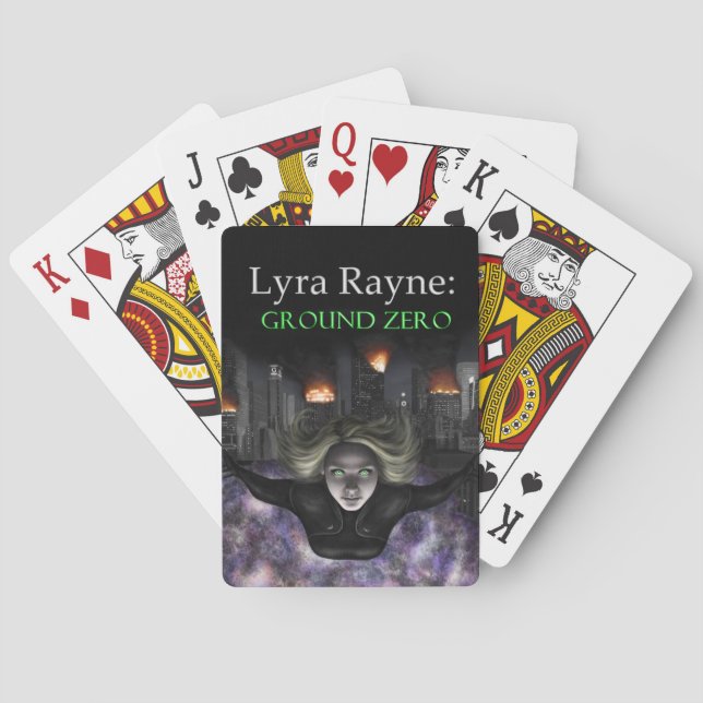 Lyra Rayne: Ground Zero Poker Cards (Back)