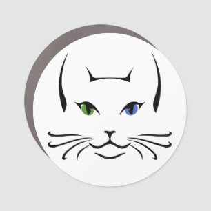 Lyra the Cat Car Magnet