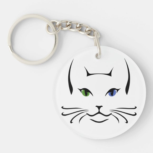 Lyra the Cat Keychain (Front)