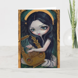 "Lyre Angel" Greeting Card