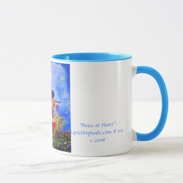 Lyric Originals "Peace at Heart" Mug (Right)