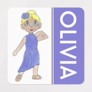 Lyrical Liturgical Modern Dance Dancer Girl Kids' Labels