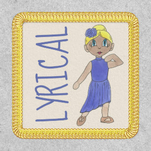 Lyrical Modern Dancer Teacher Dancing Recital Patch