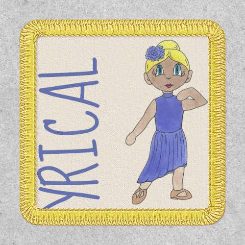 Lyrical Modern Dancer Teacher Dancing Recital Patch