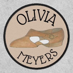 Lyrical Shoe Modern Dance Teacher Studio Dancer Patch