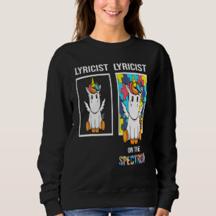 Lyricist People With Autism Puzzle Unicorn Neurodi Sweatshirt