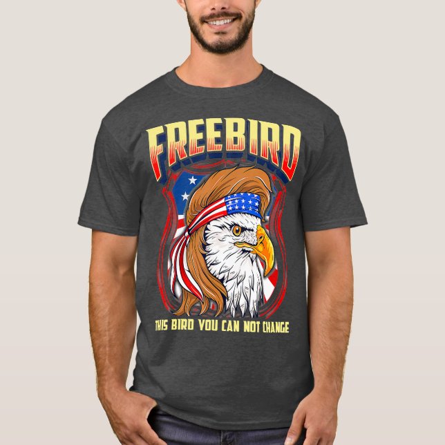 LyricLyfe  FREE BIRD  Eagle T-Shirt (Front)