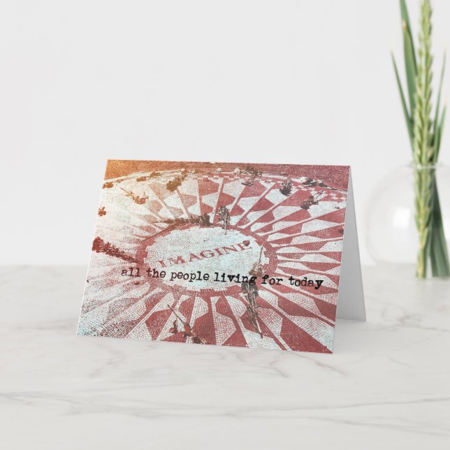 LYRICS Greeting Card (Front)