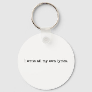 Lyrics Keychain